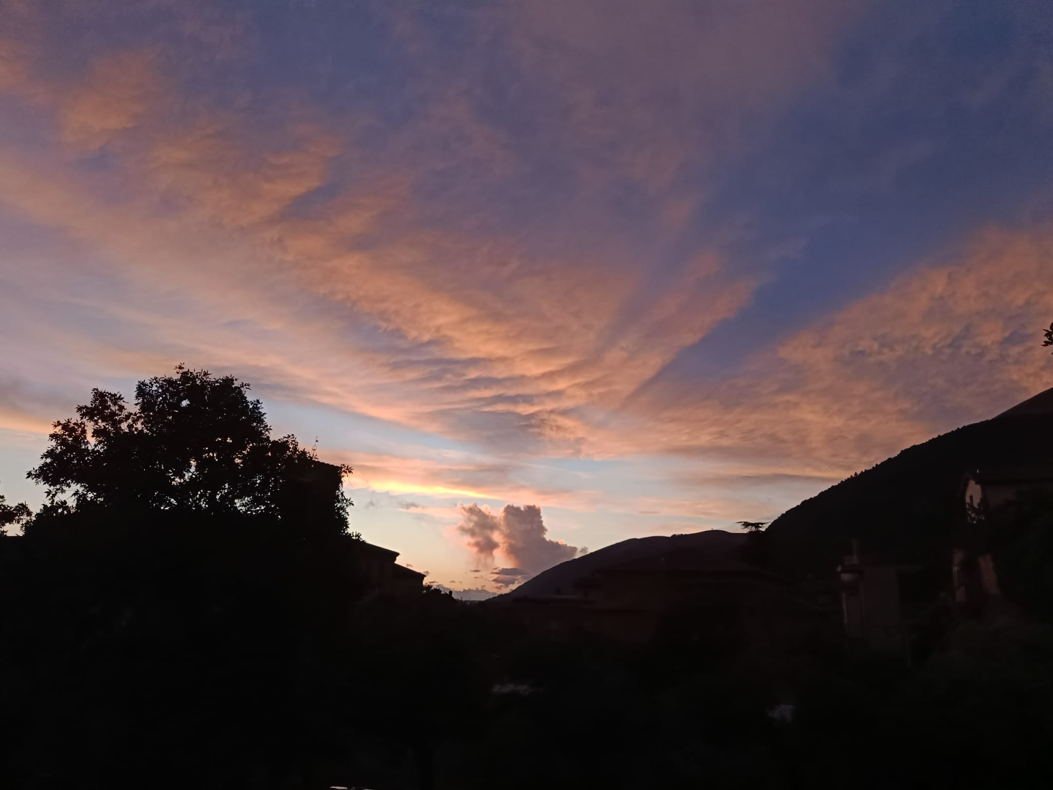 foto tramonto